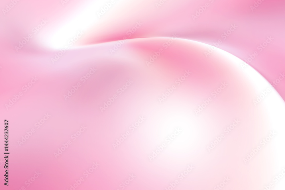 Poster soft light pink background with curve pattern graphics design for web illustration technology intern