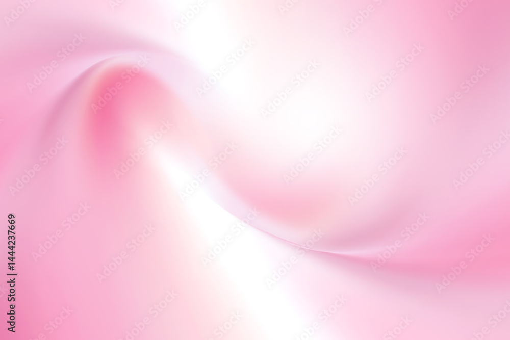 Poster soft light pink background with curve pattern graphics design for web illustration technology intern