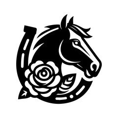 Horse Racing Derby event icon with transparent background