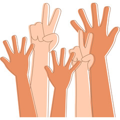 Obraz premium Stop Racism Illustration