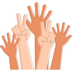 Fototapeta premium Stop Racism Illustration