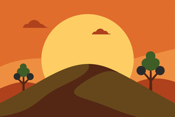 camel in the desert