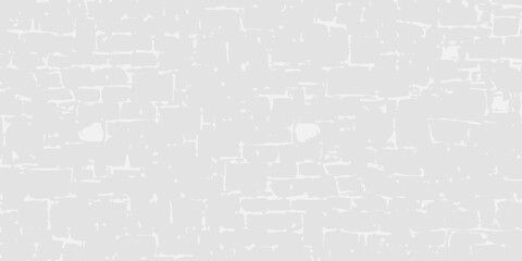 Abstract white painted old brick Wall panoramic background simple modern