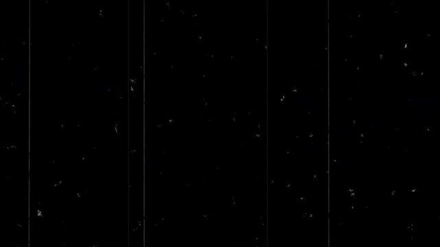 analog vintage video overlay - dust and scratches with film light leaks and noise effects - loop footage