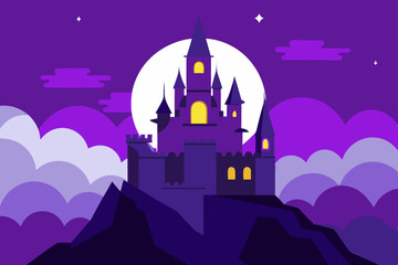 castle in the night