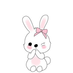 Rabbit cartoon