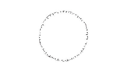 Obraz premium Creative circular design with abstract pattern.