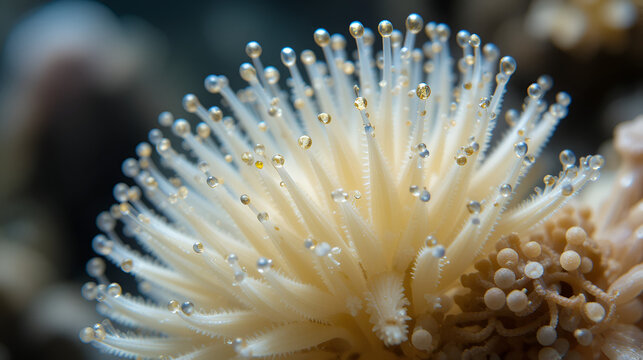 Colony crustacea mysida Mysis oculata close up, Mysidae family. Filter out small particles suspended in water. White sea