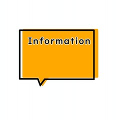 Information　ふきだし