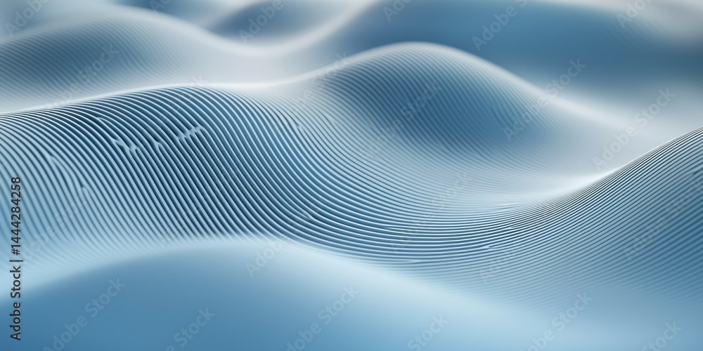 Wall mural subtle gradient light blue background with a large text area.