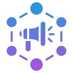 Marketing Networking Icon