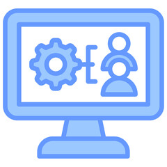 Fototapeta premium Crm Icon