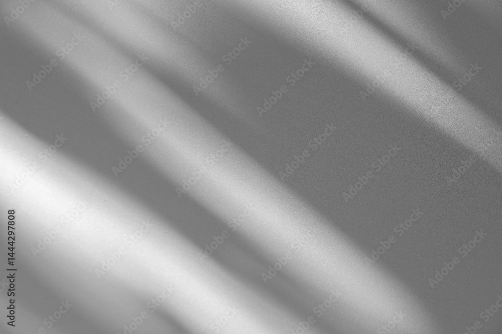 Poster Wall interior background, studio and backdrops show products.with shadow from window color white and grey. background for text insertion and presentation product	