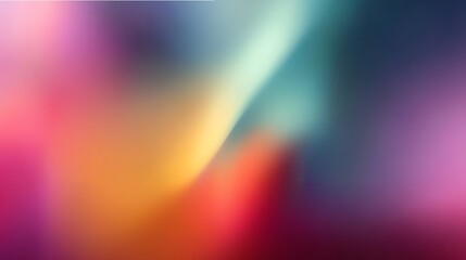 Abstract Flowing Gradient with Vibrant Color Swirls and Blurred Texture