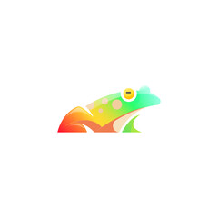 Frog Gradient Logo Icon