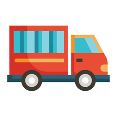 Truck icon isolated on white background