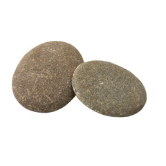 Pebbles on transparent background