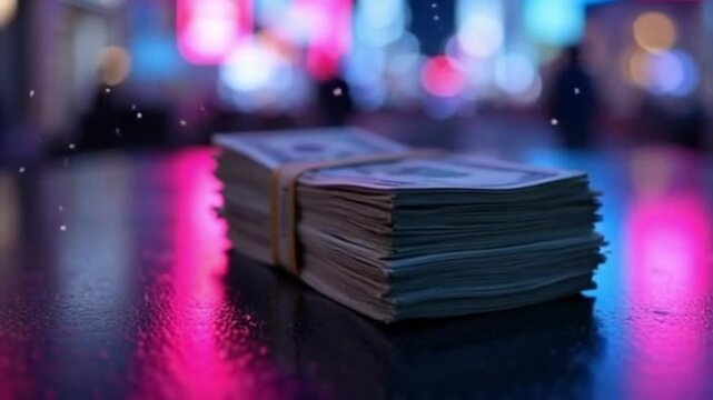 money stack on table, Wealth Increasing and Decreasing - Global Financing