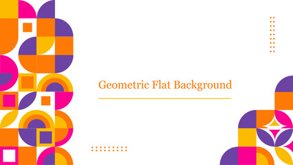 Shape geomatric with clean background and clean
