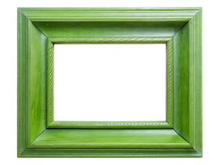Green Picture Frame Mockup: Blank Template for Design