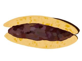 どら焼き（断面）