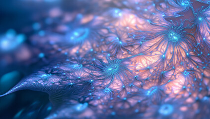 Fototapeta premium close up of exotic sea coral, showcasing its intricate patterns and vibrant colors, creating mesmerizing underwater scene filled with life and beauty