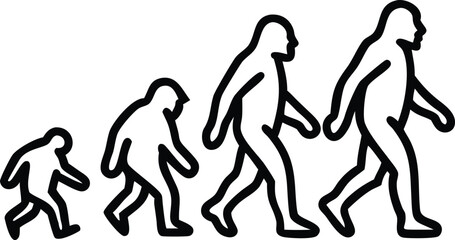 Epic Bigfoot Silhouette Vector Collection Featuring Forest, Mountain, and Mythical Cryptid Scenes in Minimalist Black Style