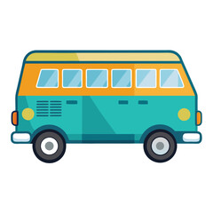 Van icon isolated on white background