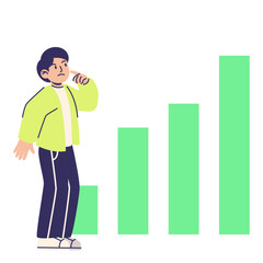 Character with Growth Chart