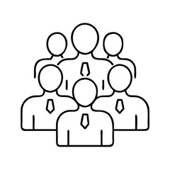 group of people icon, group of people vector illustration-simple illustration of group of people, perfect for group of people logos and icons