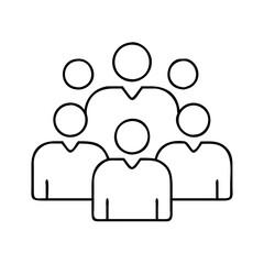 group of people icon, group of people vector illustration-simple illustration of group of people, perfect for group of people logos and icons
