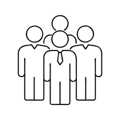 group of people icon, group of people vector illustration-simple illustration of group of people, perfect for group of people logos and icons