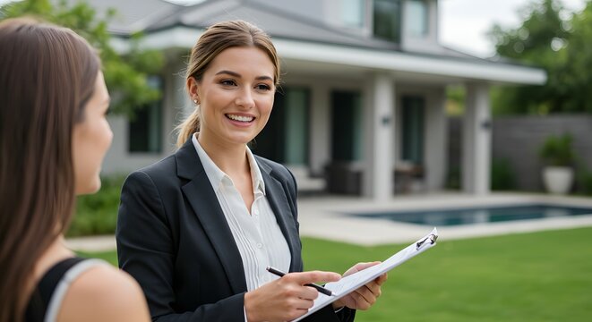 Real Estate Agent Showing Property to Potential Buyer  A Guide to Successful Home Purchases and Sales