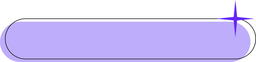 Modern Tittle Box Shape Element