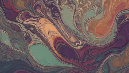 Abstract fluid art acrylic paint pour medium background wallpaper backdrop
