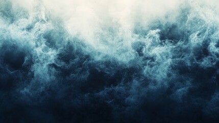 Obraz premium Dramatic, ethereal clouds of smoke fill the frame.