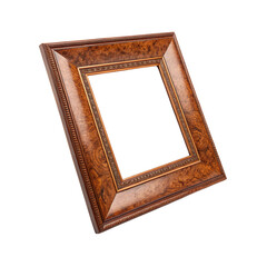 Fototapeta premium Ornate Frames with Artistic Design Elements, Transparent Background PNG