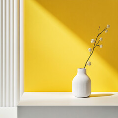 yellow flowers in vase