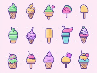 ice cream background