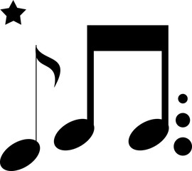 Music Note Icon Element Set