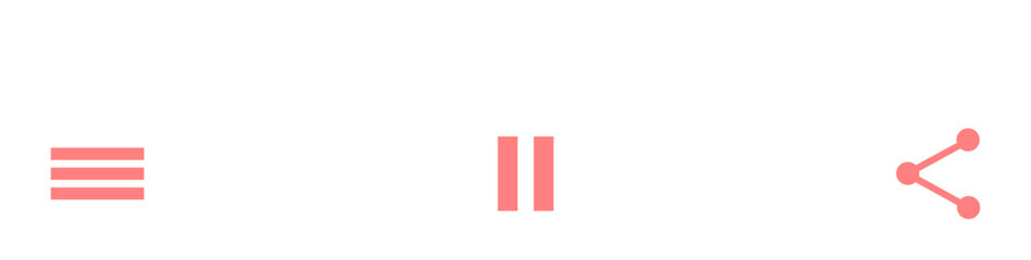 Music Player Interface Element Set