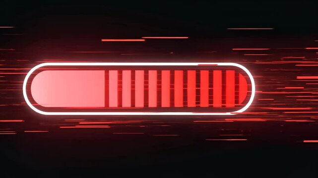 technology upload download loading filling bar element design video motion