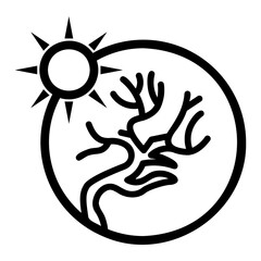 forest Line Icon