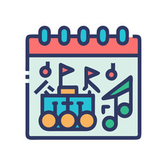 Eventful Calendar: Musical performance, celebration, special event reminder