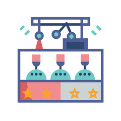 Carnival Game Icon: Test Your Strength at the Fair