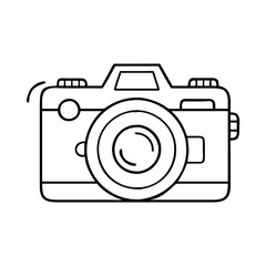 photography icon, photography line art - simple line art of photography, perfect for photography logos and icons