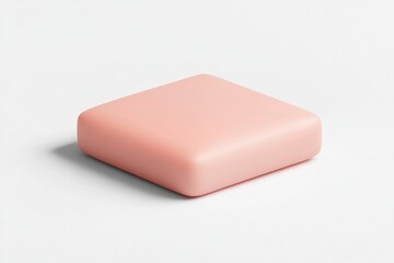 Solid, square, light pink, block