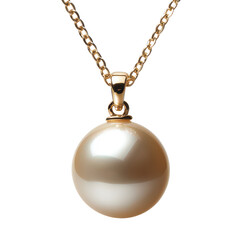 Elegant pearl pendant necklace png luxury jewelry png single pearl png dainty necklace png feminine pendant png transparent background image