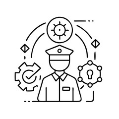 reinforcement agent icon, reinforcement agent line art - simple line art of reinforcement agent, perfect for reinforcement agent logos and icons