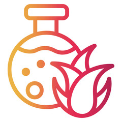 aloe vera Line Gradient Icon